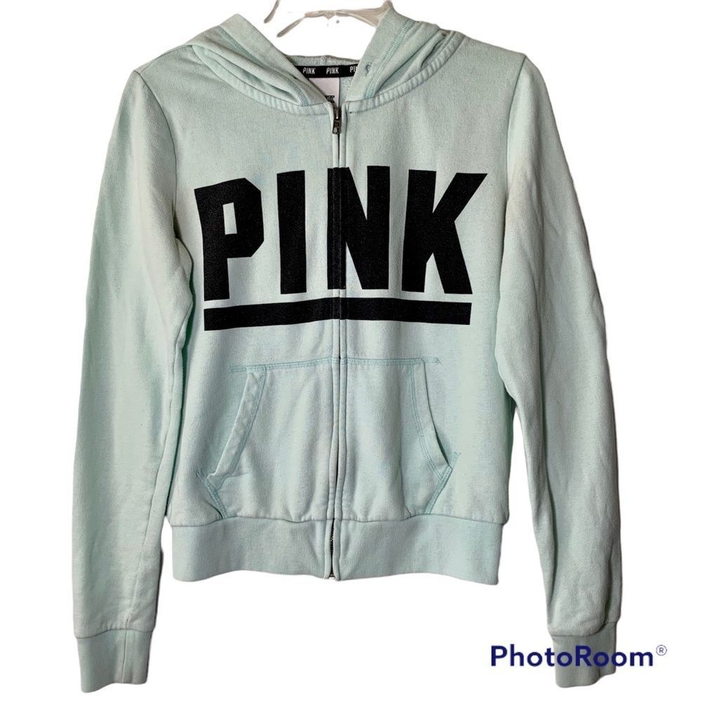 Victoria’s Secret PINK Zip-up Hoodie size XS | Mint
